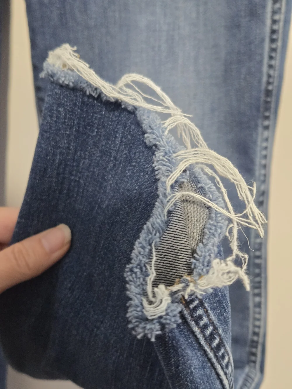 J.Crew Vintage Straight Jeans‎ Womens 28 Button Fly High Rise Raw Hem Denim